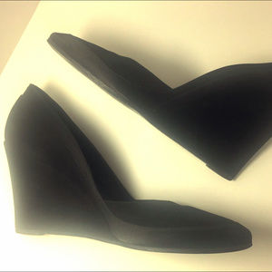 SOLD Hermes Paris Suede Wedge Heels Size 10